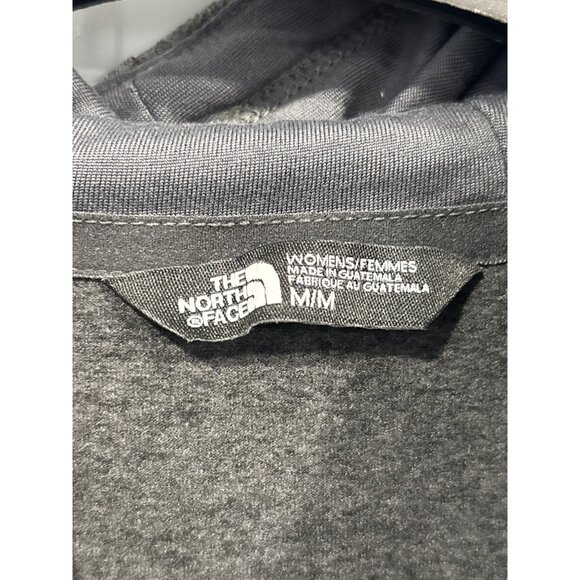 The North Face Full Zip Hoodie Jacket Womens M Gray Workout Athleisure Fitness - Picture 3 of 7